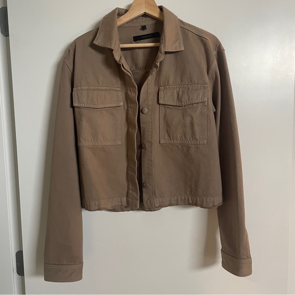 J Brand Tan Denim Jacket
